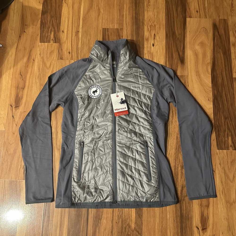 Marmot Women's Ford Bronco Embroidered Polartec Gray Jacket Size M NWT 900290